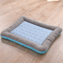 Load image into Gallery viewer, Summer Cooling Pet Dog Mat Ice Pad Dog Sleeping Mats For Dogs Cats Pet Kennel Top Quality Cool Cold Silk Bed For Dog