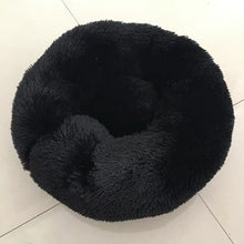 Load image into Gallery viewer, Removable Donut Long Plush Pet Dog Bed Kennel Round Bed Winter Warm Sleeping Lounger House Soft for Medium Large Dogs Washable