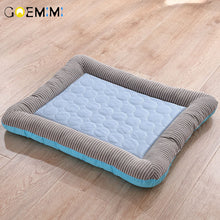 Load image into Gallery viewer, Summer Cooling Pet Dog Mat Ice Pad Dog Sleeping Mats For Dogs Cats Pet Kennel Top Quality Cool Cold Silk Bed For Dog