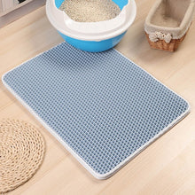 Load image into Gallery viewer, Waterproof Pet Cat Litter Mat Foldable EVA Double-Layer Cats Mat Bottom Non-slip Pet Litter Cat Mat Layer Pet Litter Catcher Mat
