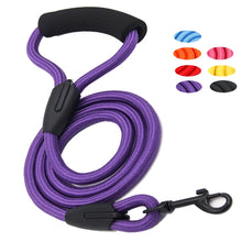 Load image into Gallery viewer, dog leash running walk train for large small cat pets Leashes dogs leash rope nylon   Tenacity 7 colors 3 sizes
