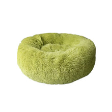 Load image into Gallery viewer, Removable Donut Long Plush Pet Dog Bed Kennel Round Bed Winter Warm Sleeping Lounger House Soft for Medium Large Dogs Washable
